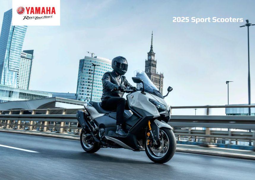 Yamaha Scooters Brochure Ενημερωτικό δελτίο κατάλογος φυλλάδιο 2025
