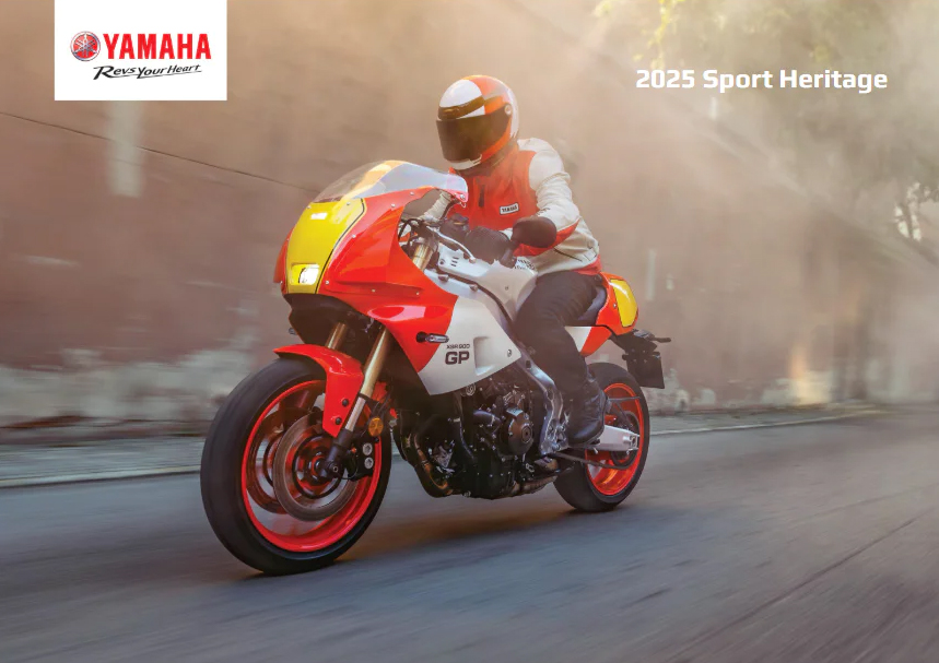 Yamaha Sport Heritage Brochure Ενημερωτικό δελτίο κατάλογος φυλλάδιο 2025