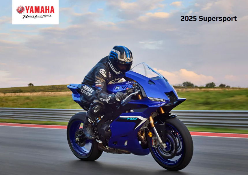 Yamaha Supersport Brochure Ενημερωτικό δελτίο κατάλογος φυλλάδιο 2025